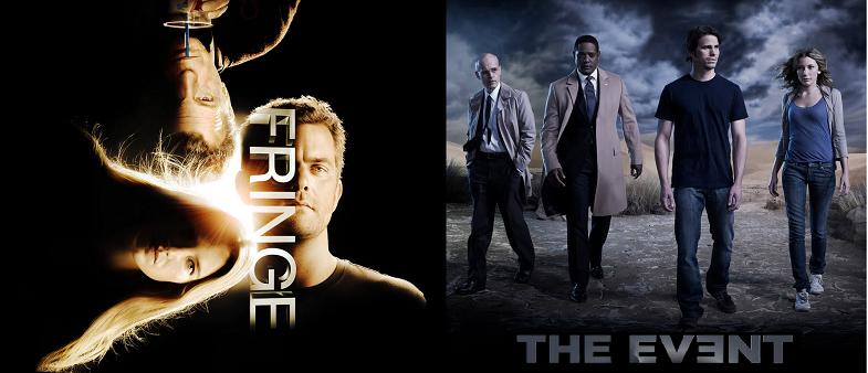 Promo images for Fringe and The Event