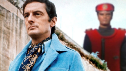 Francis Matthew is Paul Temple while Captain Scarlet looks on