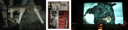 Images from Black Dog by Dave McKean including performance in Amiens