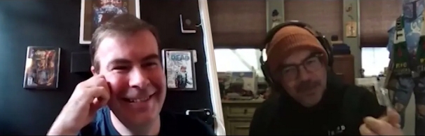 Alex Fitch chats to Greg Rucka via zoom